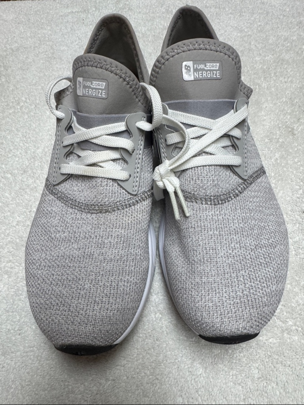 New Balance Grey Knit FuelCore Nergize Sneakers